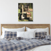 Antiek cider Press Canvas Afdruk (Insitu (Slaapkamer))