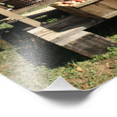 Antiek cider Press Foto Afdruk (Hoek)