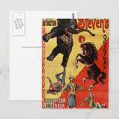 antiek circus briefkaart (Voorkant / Achterkant)