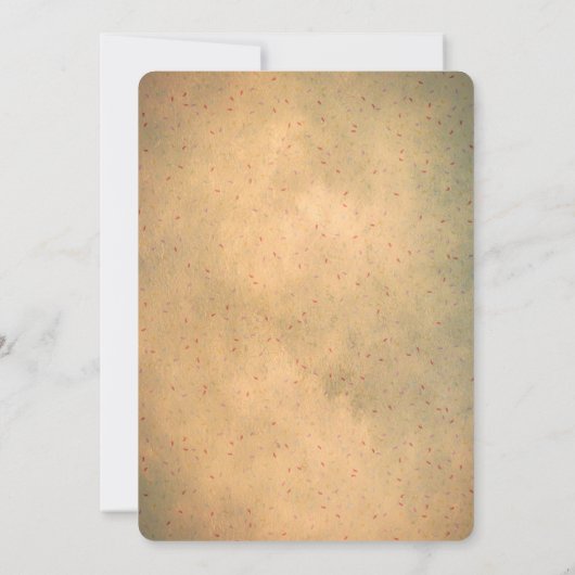 Antiek Circus Thema Feestuitnodiging Kaart (Achterkant)