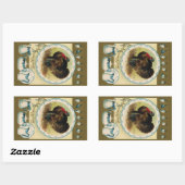 Antiek Clapsaddle Thanksgiving Sticker (Vel)