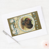 Antiek Clapsaddle Thanksgiving Sticker (Envelop)