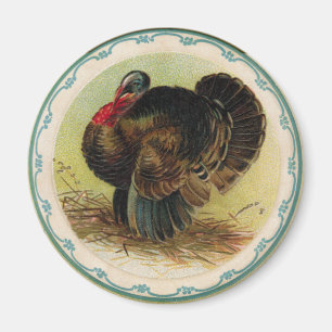 Antiek Clapsaddle Turkey Magnet