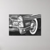 Antiek Classic Car Cadillac Canvas Afdruk (Voorkant)