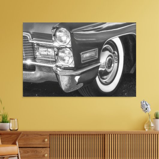 Antiek Classic Car Cadillac Canvas Afdruk (Insitu (Woonkamer))
