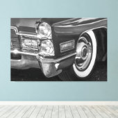 Antiek Classic Car Cadillac Canvas Afdruk (Insitu (Houten vloer))