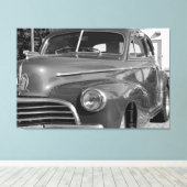 Antiek Classic Car Chevrolet Canvas Afdruk (Insitu (Houten vloer))