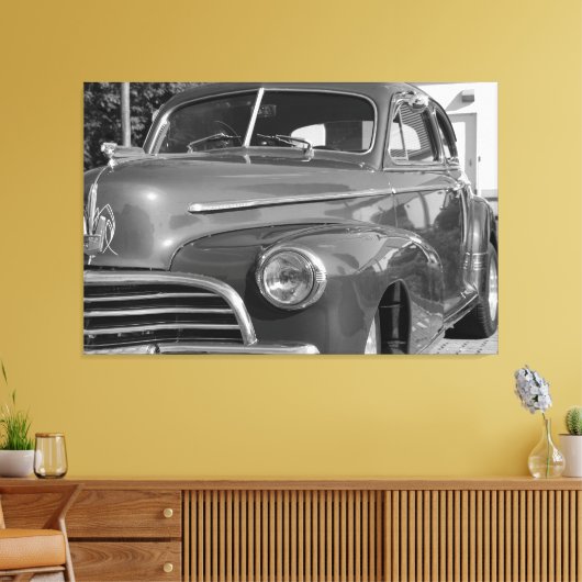 Antiek Classic Car Chevrolet Canvas Afdruk (Insitu (Woonkamer))