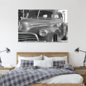 Antiek Classic Car Chevrolet Canvas Afdruk (Insitu (Slaapkamer))