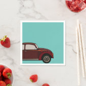 Antiek Classic Car Verjaardag Servet (Insitu)