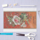 Antiek Classic Hollyhock Flowers Tissuepapier (Craft)