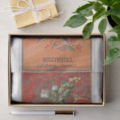 Antiek Classic Hollyhock Flowers Tissuepapier (Geschenk)