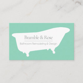 Antiek Clawfoot Tub Visitekaartje