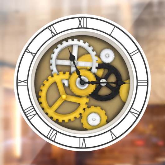 Antiek Clockface met Trompe L'oeil Decal (Vel 2)