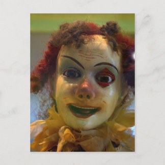 antiek clown briefkaart