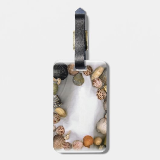 Antiek Cobra op het strand Bagagelabel (Achterkant verticaal)