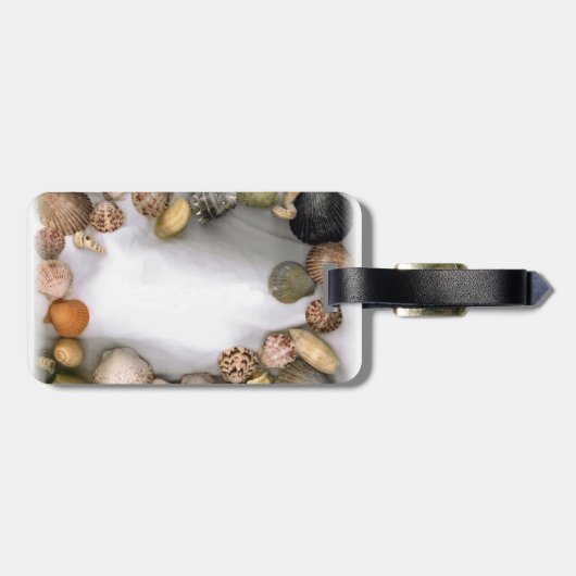 Antiek Cobra op het strand Bagagelabel (Achterkant horizontaal)