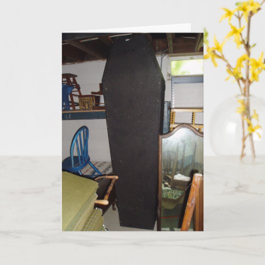 "Antiek Coffin" Kaart van de  van Hwe (Gele Bloem)