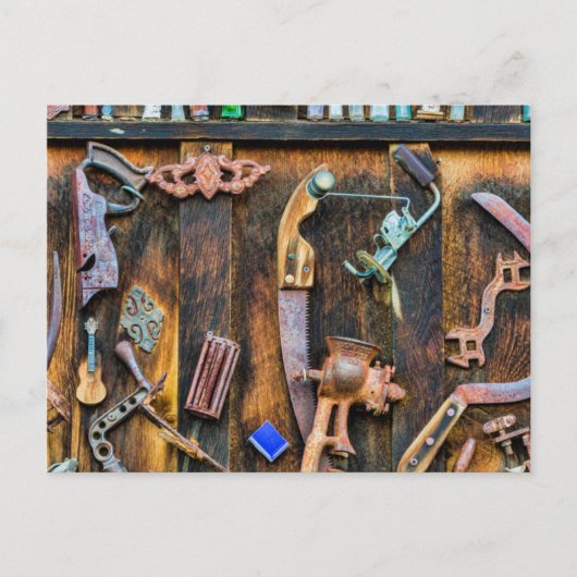 Antiek collectie aan de wand briefkaart (Voorkant)