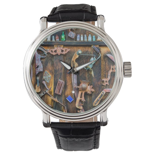 Antiek collectie aan de wand horloge (Voorkant)