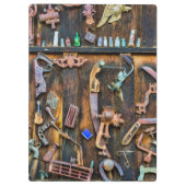 Antiek collectie aan de wand klembord (Achterkant)