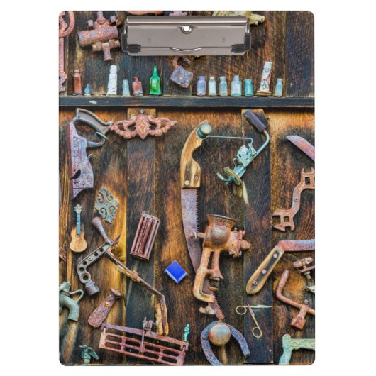 Antiek collectie aan de wand klembord (Voorkant)