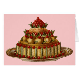 Antiek Cookery Fancy dessert cherry Pie