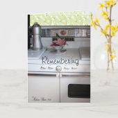 Antiek.  Cookstove #2- past aan Kaart (Gele Bloem)