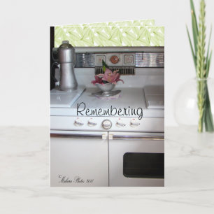 Antiek.  Cookstove #2- past aan Kaart