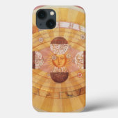 Antiek Copernicaans zonnestelsel,  astronomie Case-Mate iPhone Case (Achterkant)