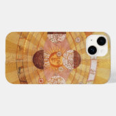 Antiek Copernicaans zonnestelsel,  astronomie Case-Mate iPhone Case (Achterkant (horizontaal))
