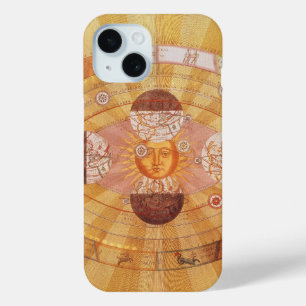 Antiek Copernicaans zonnestelsel,  astronomie iPhone 15 Case