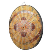 Antiek Copernicaans zonnestelsel, astronomie Dartbord (Voorkant Rechts)