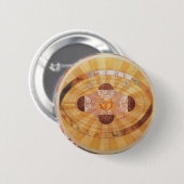 Antiek Copernicaans zonnestelsel,  astronomie Ronde Button 5,7 Cm (Voorkant /achterkant)