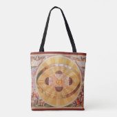 Antiek Copernicaans zonnestelsel,  astronomie Tote Bag (Achterkant)