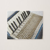 Antiek cordion-toetsenbord legpuzzel (Horizontaal)