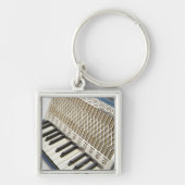 Antiek cordion-toetsenbord sleutelhanger (Voorkant)