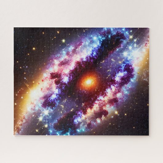 Antiek Cosmos Eruption Multiverse Creation Burst Legpuzzel (Horizontaal)