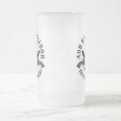 Antiek Cowboy Pistolen VOEG NAAM TOE Old Wild West Matglas Bierpul (Center)