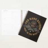 Antiek Cowboy Pistolen VOEG NAAM TOE Old Wild West Planner (Display)