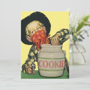 Antiek Cowboy Speelgoed Pistool Hand in de Koektro