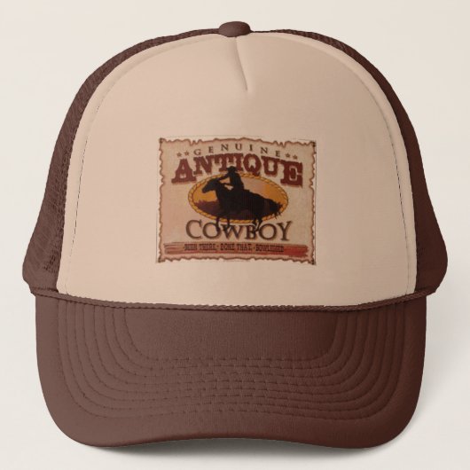 Antiek Cowboy Trucker Pet (Voorkant)