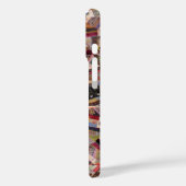 Antiek Crazy Quilt Pattern - Folk Art Quiled Case-Mate iPhone Case (Achterkant / Links)