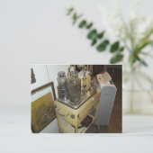 antiek crème Briefkaart (Staand voorkant)