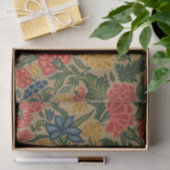 Antiek Crewel Bloem Borduurpatroon Tissuepapier (Geschenk)