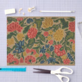 Antiek Crewel Bloem Borduurpatroon Tissuepapier (Craft)