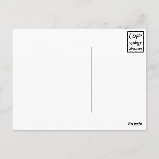 Antiek cryptozoölogische Briefkaarten (Achterkant)