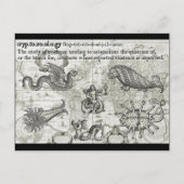 Antiek cryptozoölogische Briefkaarten (Voorkant)