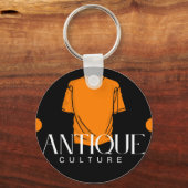 antiek cultuur Happy Birthday Sleutelhanger (Achterkant)