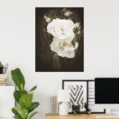 Antiek Daffodildruk Poster (Thuiskantoor)